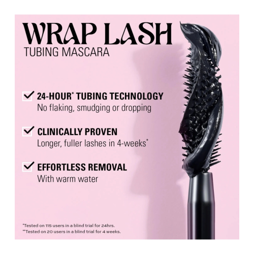 Makeup Revolution - Wrap Lash - Ultra Black Mascara