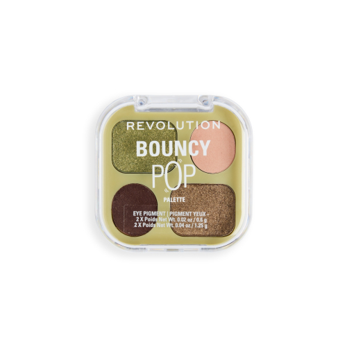 Makeup Revolution - Mini shadow palette Bouncy Pop - Evergreen