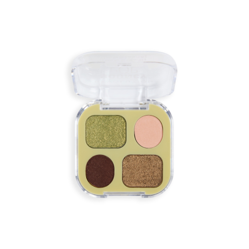 Makeup Revolution - Mini shadow palette Bouncy Pop - Evergreen