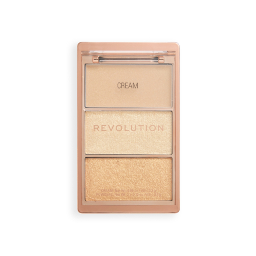 Makeup Revolution - Highlight Icon Highlighter Palette - Rosy Gold Glow