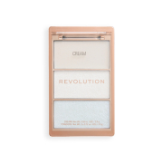Makeup Revolution - Highlight Icon Highlighter Palette - White Wishes