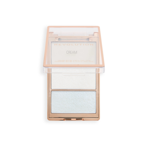 Makeup Revolution - Highlight Icon Highlighter Palette - White Wishes
