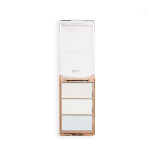 Makeup Revolution - Highlight Icon Highlighter Palette - White Wishes