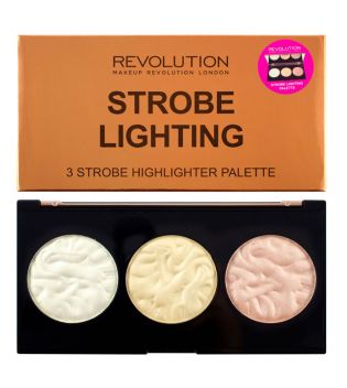 Makeup Revolution - Highlighter Palette Strobe Lighting
