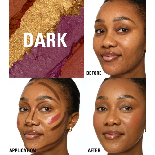 Makeup Revolution - Face Palette Everything Base Face Icon Complexion - Dark