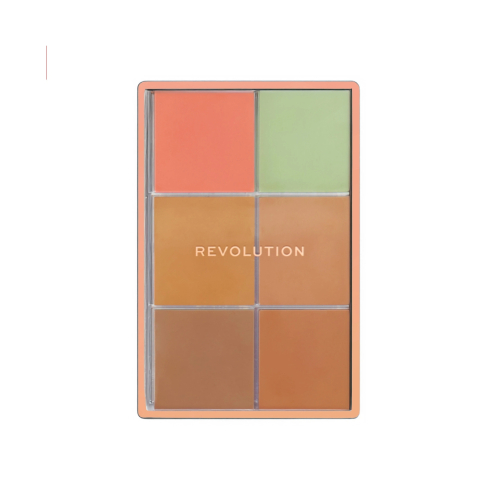 Makeup Revolution - Face Palette Everything Base Face Icon Complexion - Medium