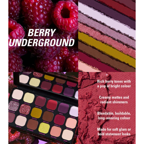 Makeup Revolution - Eyeshadow Palette Forever Flawless - Berry Underground