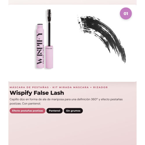 Makeup Revolution - Wispify False Lash Mascara Set + Lash Stash Eyelash Curler