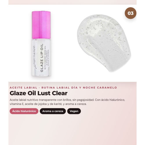 Makeup Revolution - Juicy Lip Mask Set Peptide Pudding - Butterscotch Brown + Lip Balm Juicy Peptide - Latte + Lip Oil Glaze Oil - Lust Clear