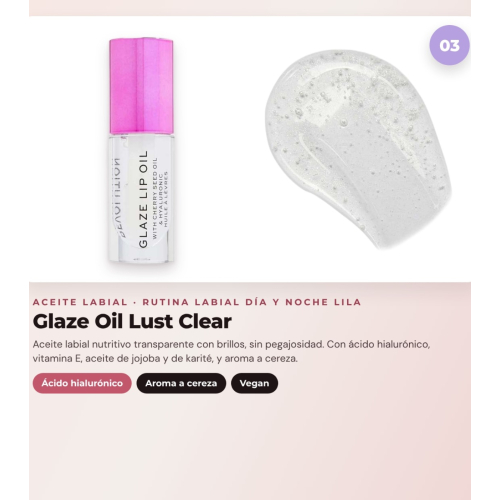 Makeup Revolution - Lip Mask Set Juicy Peptide Pudding - Sugar Swirl Lilac + Lip Balm Juicy Peptide - Spice + Lip Oil Glaze Oil - Lust Clear
