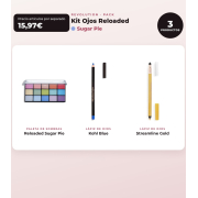Makeup Revolution - Eyeshadow Palette Set Reloaded -  Sugar Pie + Eyeliner Kohl - Blue + Eyeliner Streamline Waterline Eyeliner Pencil - Gold