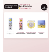 Makeup Revolution - Set *S.W.Smiley* - Lip gloss Stellar Shine + Lip gloss Pink Bliss + pH lip and cheek balm + Loose powders Sunshine