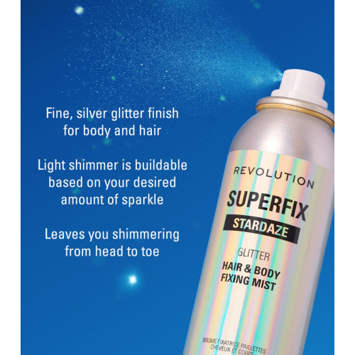 Makeup Revolution - Glitter Spray for Body and Hair Superfix Stardaze