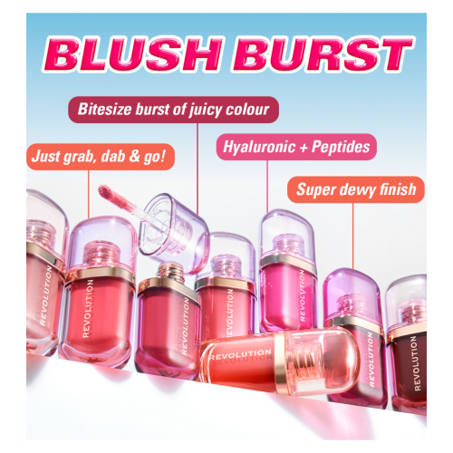 Makeup Revolution - *Super Dewy* - Liquid Blush  Blush burst - Bubblegum Burst Pink