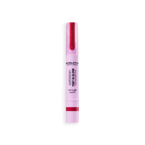 Makeup Revolution - *Super Dewy* - Liquid blush Tint N Glow - Berry Blissful
