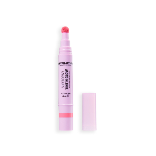 Makeup Revolution - *Super Dewy* - Liquid blush Tint N Glow - Primrose Pink