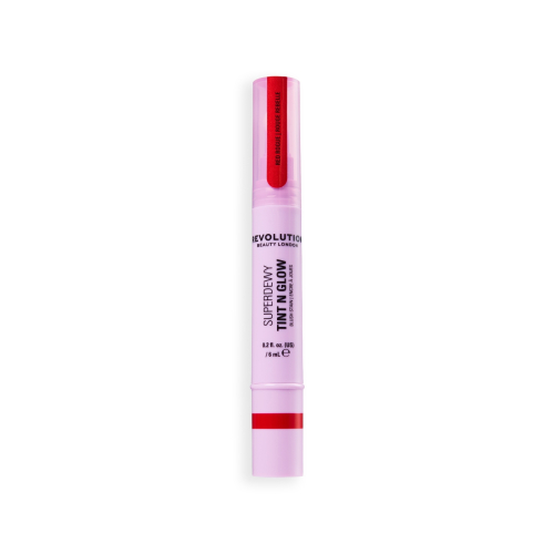Makeup Revolution - *Super Dewy* - Liquid blush Tint N Glow - Red Rouge