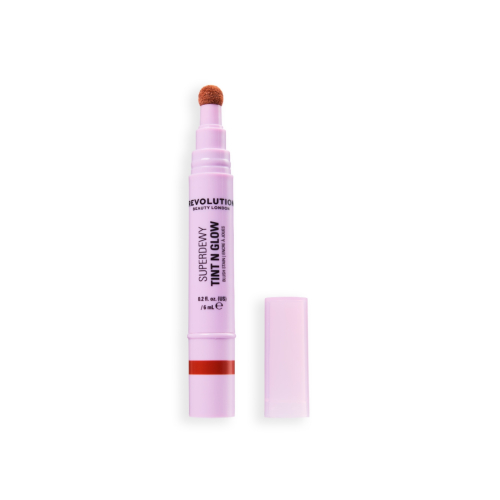 Makeup Revolution - *Super Dewy* - Liquid blush Tint N Glow - Terracotta Twist