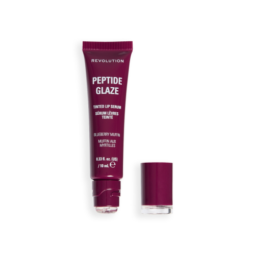 Makeup Revolution - Lip Tint with Serum Peptide Glaze - Blueberry Muffin