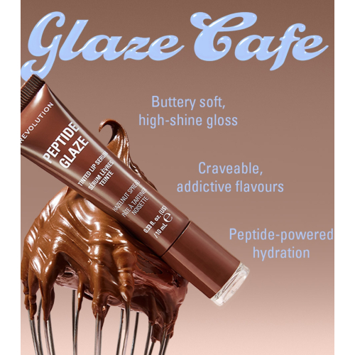 Makeup Revolution - Lip Tint with Serum Peptide Glaze - Hazelnut Spread