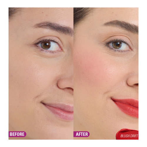 Makeup Revolution - Cheek and Lip Tint Bouncy Pudding - Brush Drift