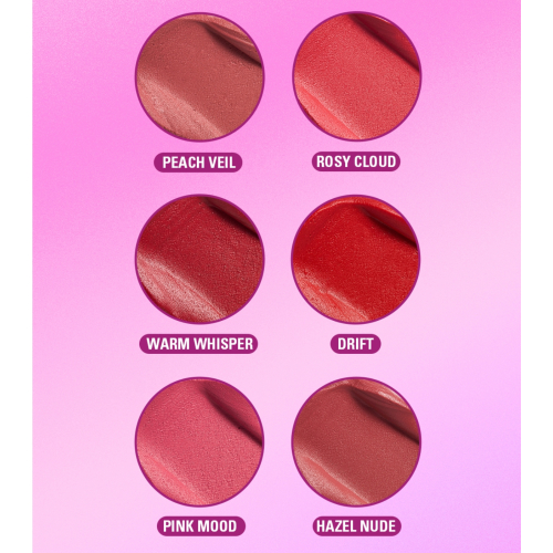 Makeup Revolution - Cheek and Lip Tint Bouncy Pudding - Brush Drift