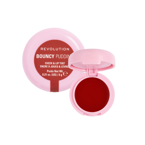 Makeup Revolution - Cheek and Lip Tint Bouncy Pudding - Brush Drift