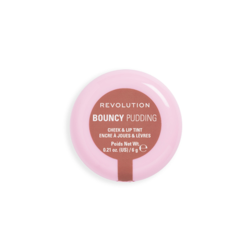 Makeup Revolution - Cheek and Lip Tint Bouncy Pudding - Hazy Nude