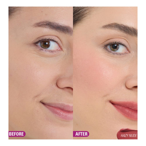 Makeup Revolution - Cheek and Lip Tint Bouncy Pudding - Hazy Nude
