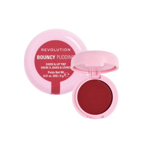 Makeup Revolution - Cheek and Lip Tint Bouncy Pudding - Pink Mood