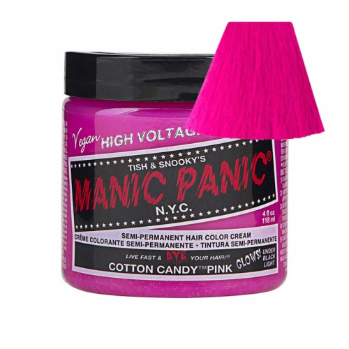 Manic Panic - Semi-permanent fantasy hair color Classic - Cotton Candy Pink
