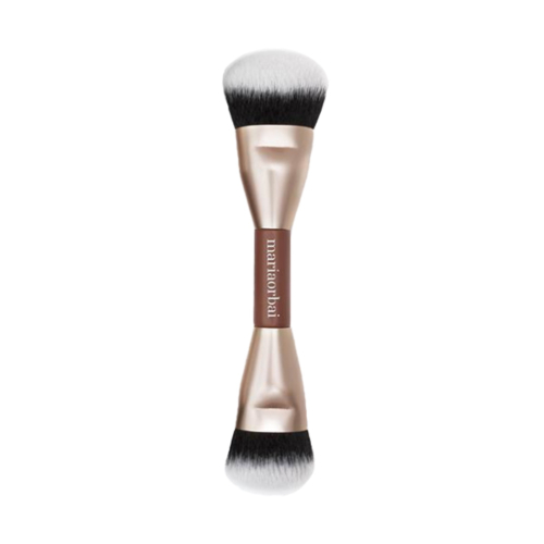 Maria Orbai - Double-sided face brush Soft Vegan Brush Brownie - MO. 01