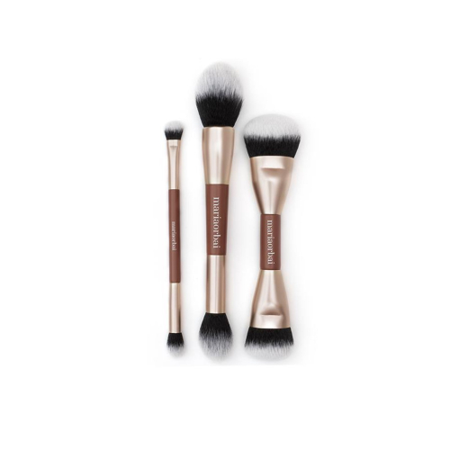 Maria Orbai - Double-sided face brush Soft Vegan Brush Brownie - MO. 01