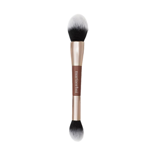 Maria Orbai - Double-sided face brush Soft Vegan Brush Brownie - MO. 02
