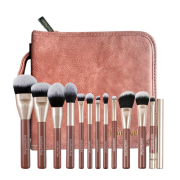 Maria Orbai - Makeup bag with 13 brushes Vegan Brushes