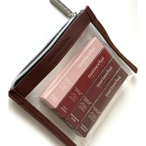 Maria Orbai - Set Glossy Lip Butter + Toiletry Bag