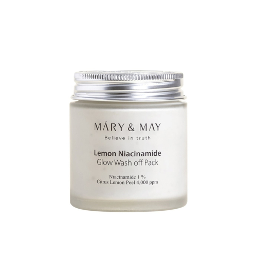 Mary & May - Exfoliating Face Mask Lemon Niacinamide Glow Wash off