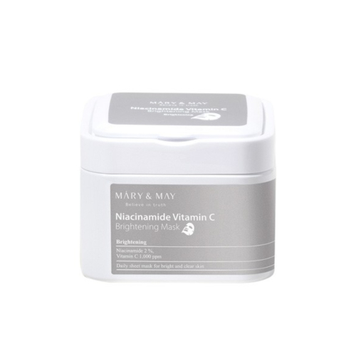 Mary & May - Brightening Mask with Niacinamide and Vitamin C - 30ea