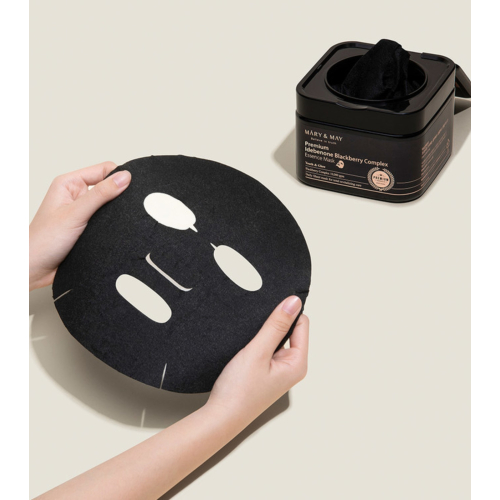 Mary & May - Mask Premium Idebenone Blackberry Complex Essence - 20ea