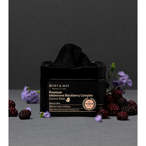 Mary & May - Mask Premium Idebenone Blackberry Complex Essence - 20ea