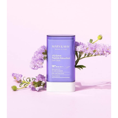 Mary & May - Sunscreen stick SPF50+ PA++++ Vegan Peptide Bakuchiol