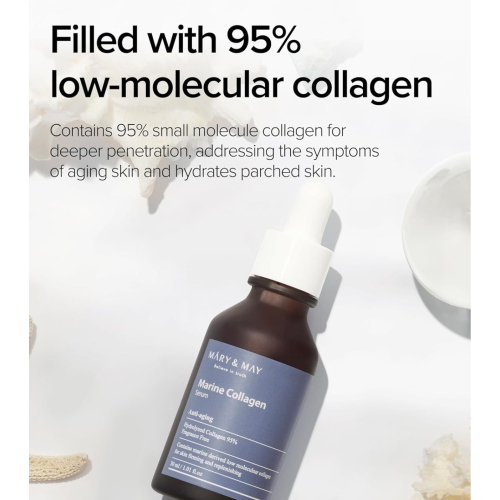 Mary & May - Anti-wrinkle facial serum Marine Collagen