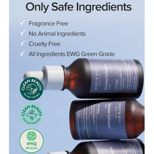 Mary & May - Anti-wrinkle facial serum Marine Collagen