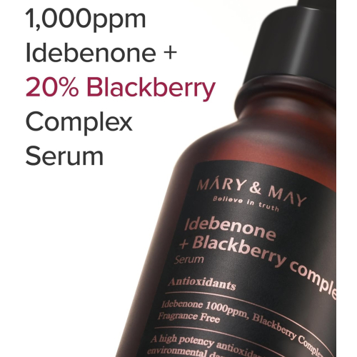 Mary & May - Anti-aging facial serum Idebenone + Blackberry Complex