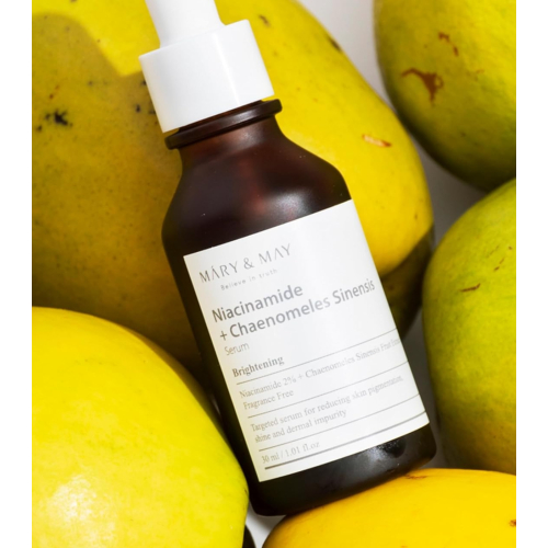 Mary & May - Brightening Facial Serum Niacinamide + Chaenomeles Sinensis