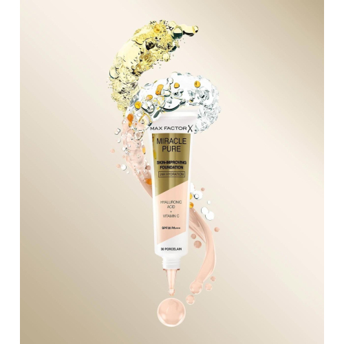 Max Factor - 24H Hydration Foundation SPF30 Miracle Pure - 35: Pearl Beige