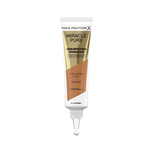 Max Factor - 24H Hydration Makeup Base SPF30 Miracle Pure - 85: Caramel