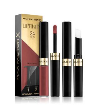Max Factor - Liquid lipstick and balm Lipfinity 24h - 102: Glistening
