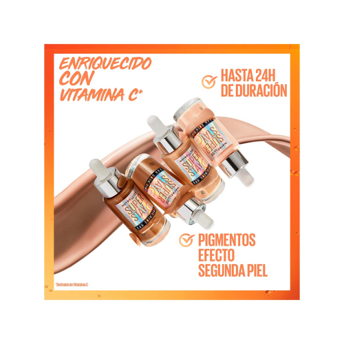 Maybelline - Serum Makeup Base SuperStay 24H Skin Tint + Vitamin C - 66