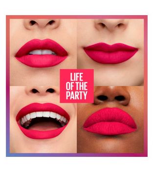 Maybelline - *Bday Edition* - SuperStay Matte Ink Liquid Lipstick - 390: Life Of The Party